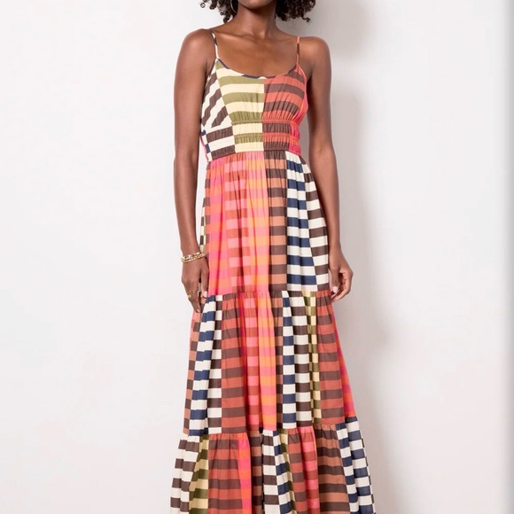 Hutch Dresses & Skirts - Hutch Multicolor Striped Maxi Dress M NWT